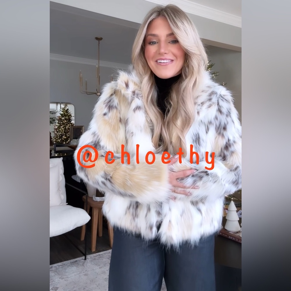 Zara ZW COLLECTION FAUX FUR JACKET - Picture 8 of 9